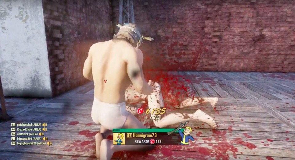 Hmmm, lecker: In Fallout 76 kommen auch Kannibalen auf ihre Kosten.