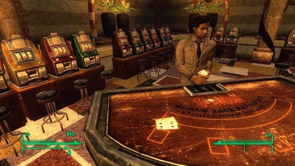 Neben einem neuen Kartenspiel namens Karawane könnt ihr euch auch in den Kasinos die Zeit vertreiben.