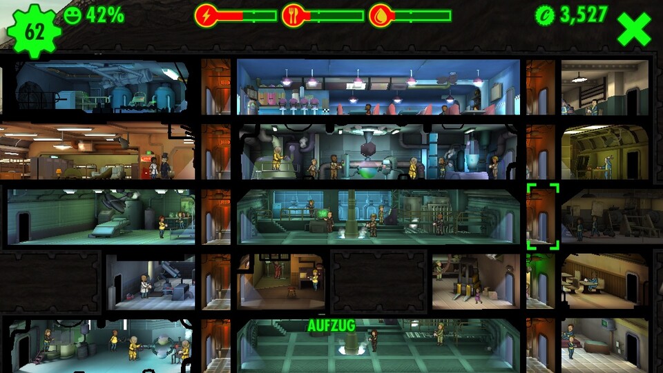 Das Update 1.1 für Fallout Shelter umfasst einen Butler sowie neue Bedrohungen.