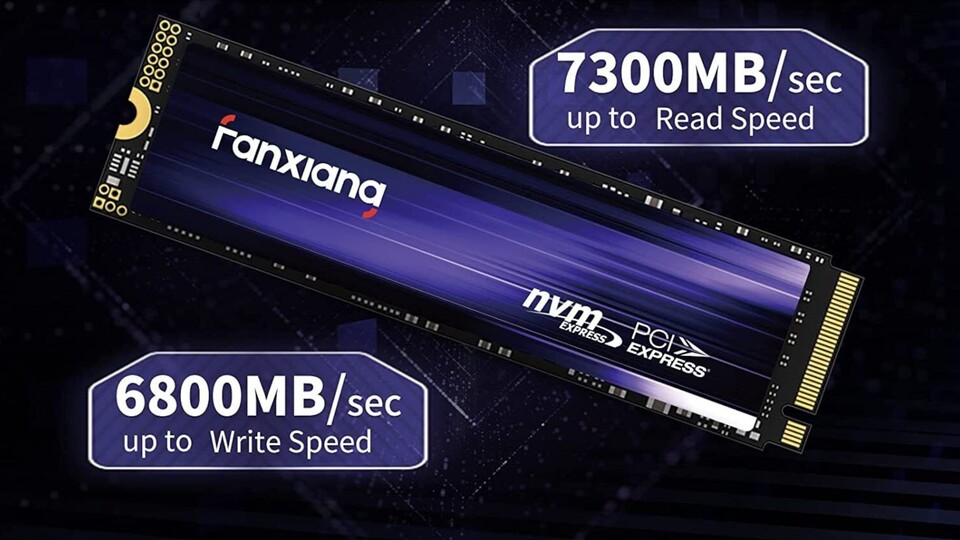 Die SSD Fanxiang S880 bietet hohe Geschwindigkeiten und ist gerade für die PS5 sehr gut geeignet.