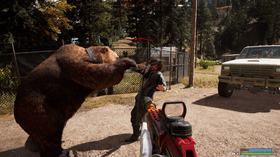 In Far Cry 5 sind Bären nicht immer auf unserer Seite. 