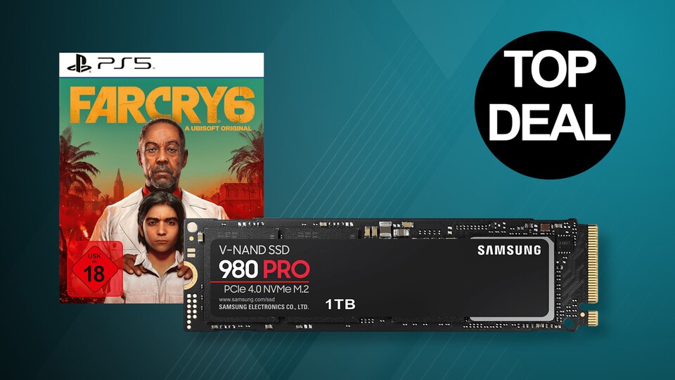 Bei Otto gibt es jetzt ein Bundle mit der Samsung 980 Pro und Far Cry 6 sehr günstig im Angebot.