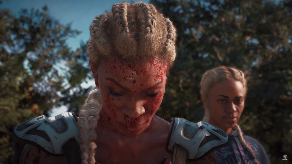 Far Cry: New Dawn schickt uns zwar in eine schön bunte Welt, aber auch gegen die gewalttätigen Zwillingsschwestern Mickie und Joe in die Schlacht.