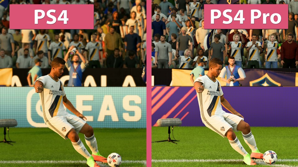 FIFA 18 - PS4 gegen PS4 Pro im Grafikvergleich