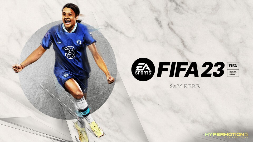 In Australien, Neuseeland und den weltweiten Amazon-Exklusives ist dagegen Sam Kerr der Coverstar.