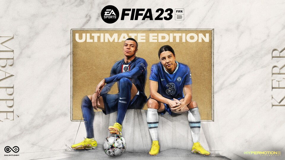Mbappé und Kerr zieren die Ultimate Edition von FIFA 23.