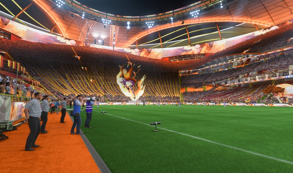 In FIFA 23 könnt ihr eurer Stadion unter anderem mit neuen Choreos anpassen.