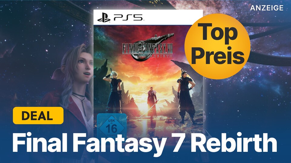 Final Fantasy 7 Rebirth gibts schon vor dem Release über 22€ günstiger, dank eines Gutscheins.