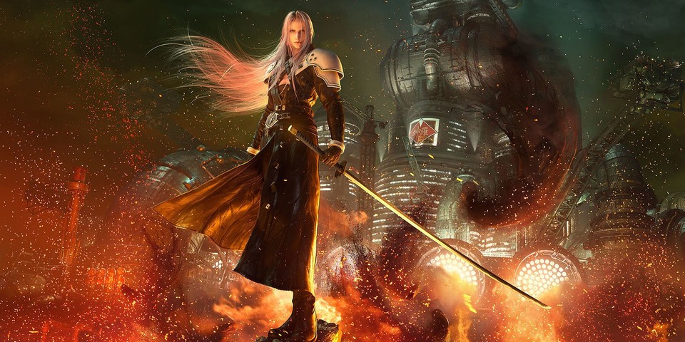 Sephiroth in Final Fantasy 7 Remake