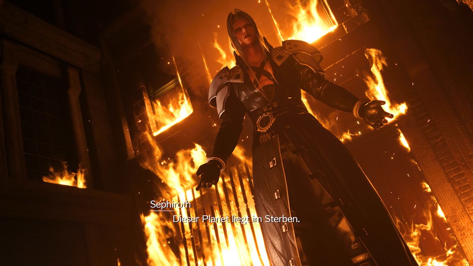 Im Remake weist uns sogar Sephiroth selbst auf die düstere Realität hin.