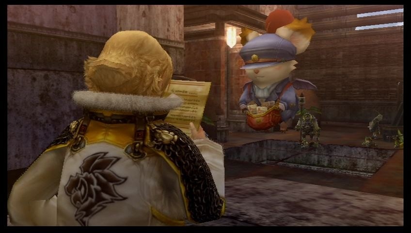 In einem Final Fantasy-Ableger dürfen Mogrys natürlich nicht fehlen. In Crystal Bearers sind die Fellknäule nicht nur Händler, sondern auch wieder für den Postdienst zuständig. [Wii] 