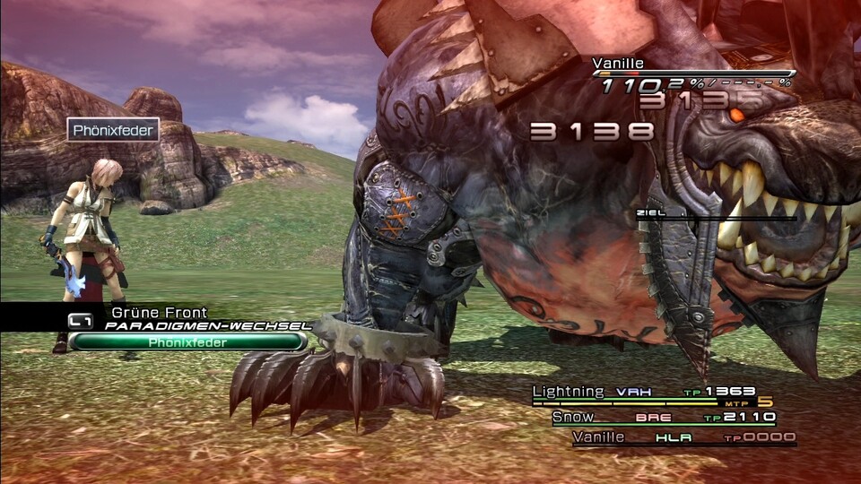 Final Fantasy XIII: Auf dem Planeten Pulse gehört eine dicke Schicht Zahnbelag einfach zum guten Ton. [PS3]