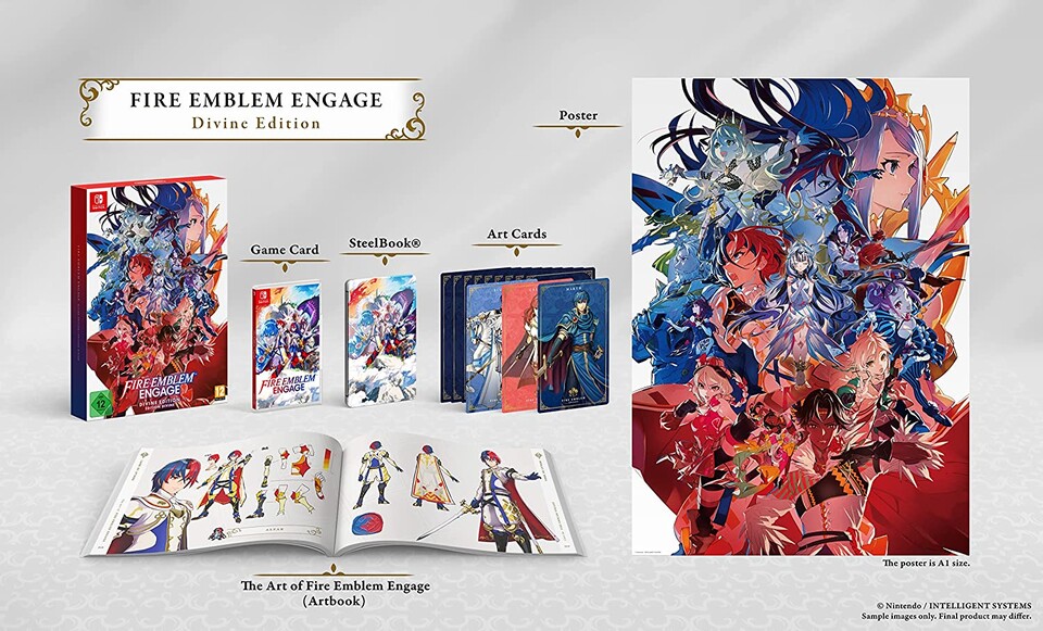 Die Inhalte der Fire Emblem Engage Divine Edition im Überblick.
