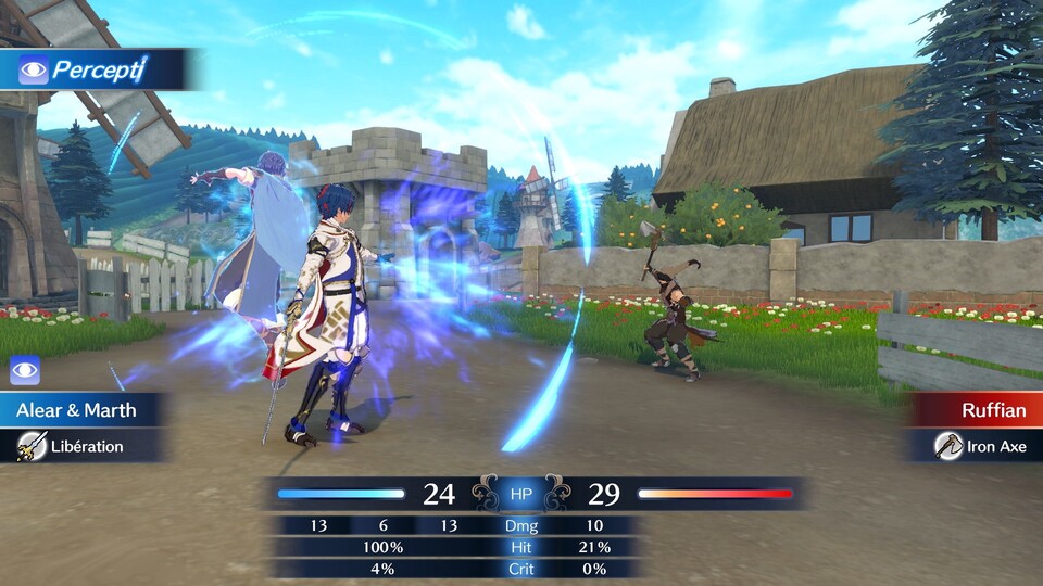 Jeder Angriff eurer Einheiten wird in Fire Emblem Engage aufwendig in Szene gesetzt.