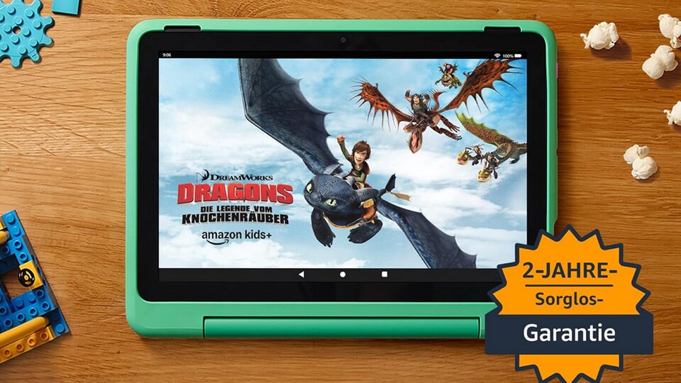 Das Tablet ist ohnehin super günstig, aber mit der 2-Jahres-Sorglos-Garantie ist es echt ein No-Brainer für alle Eltern.