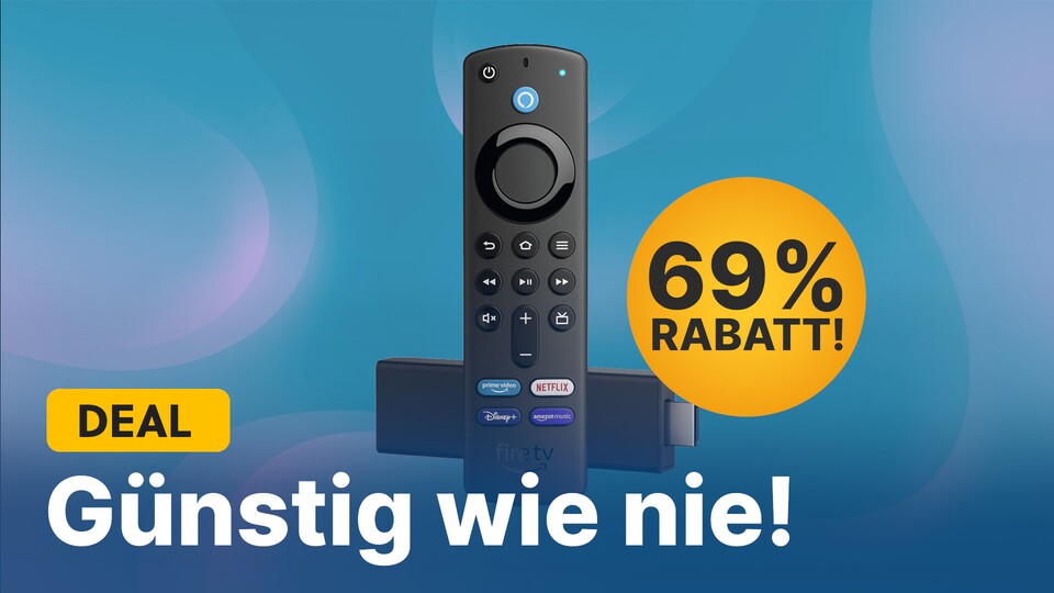 Amazon hat bereits einige Angebote vorab gestartet. Beispielsweise bekommt ihr den Fire TV Stick 4K 69 Prozent günstiger.
