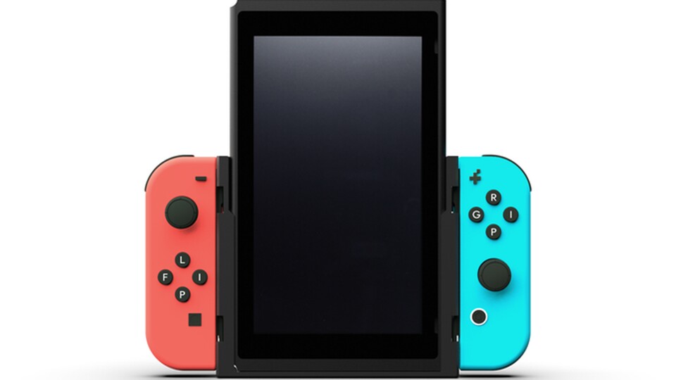 Der Flip Grip kann auf Kickstarter unterstützt und seitlich an der Nintendo Switch angebracht werden, um unterwegs auch vertikal zu spielen.