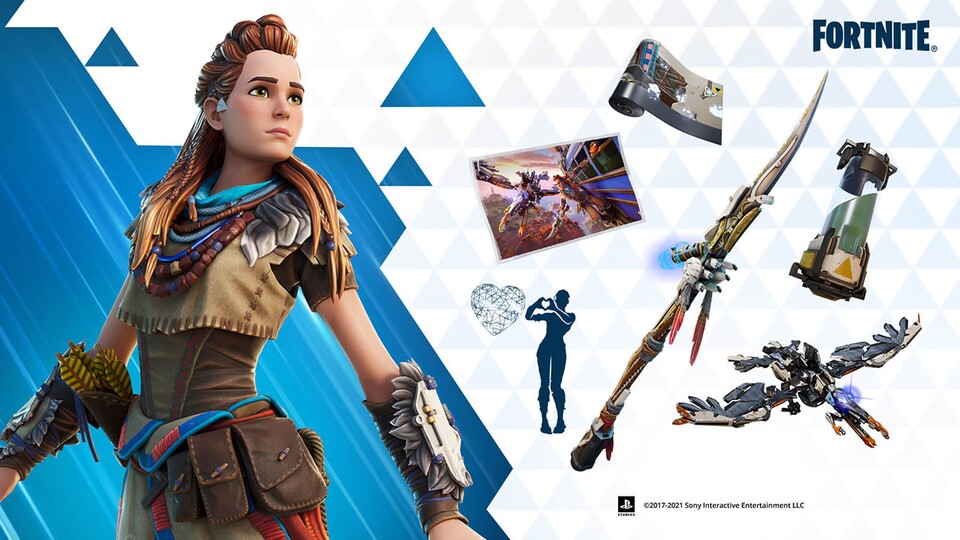 Diese Gegenstände und Emotes gibt es im Aloy-Paket