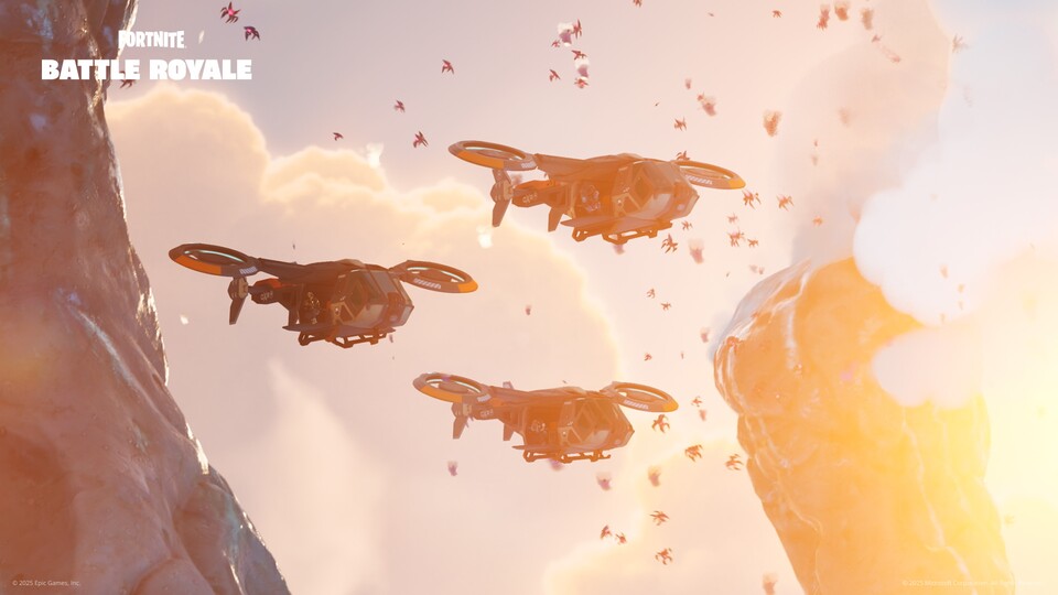 Später während der Season werden die Chopper freigeschaltet. (Bildquelle: Epic Games)