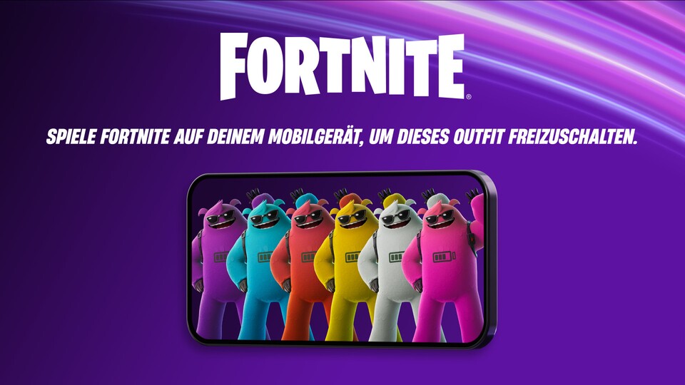 Das ist das exklusive Yeddy-Outfit, das ihr zum Start von Fortnite Mobile auf Google Play bekommt.