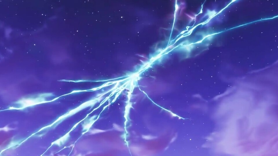 Am Ende des Countdowns bekamen Fortnite-Spieler ein neues Rätsel aufgetragen: Diesen massiven Riss im Himmel. 