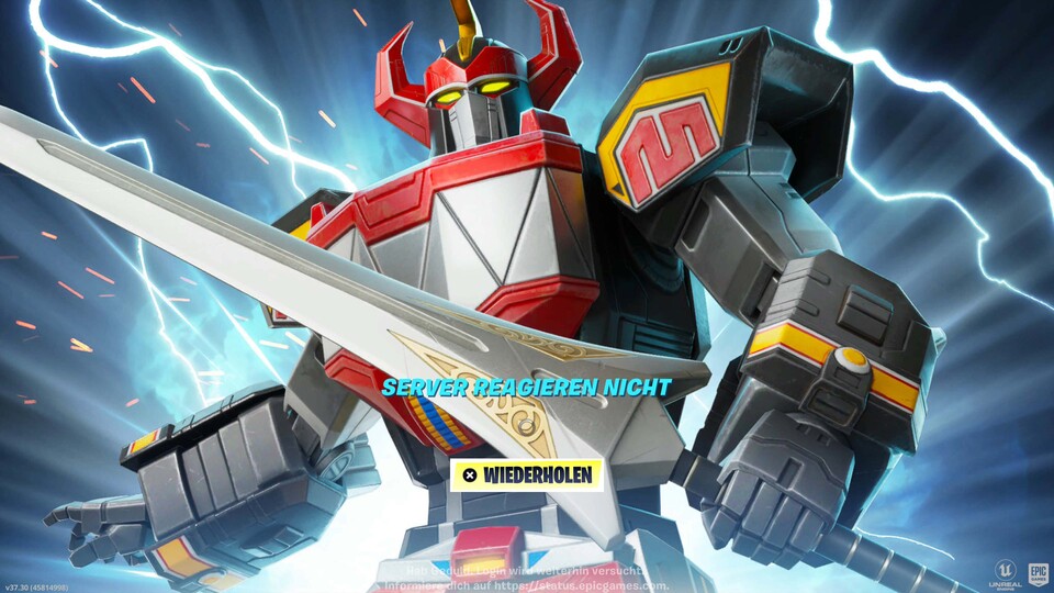 Aktuell geht es beim neuen Startbildschirm nicht weiter, da die Server down sind.