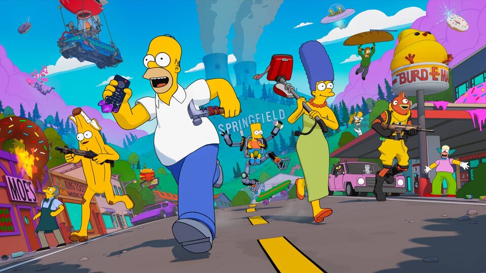 Die Simpsons sind in Fortnite gelandet.