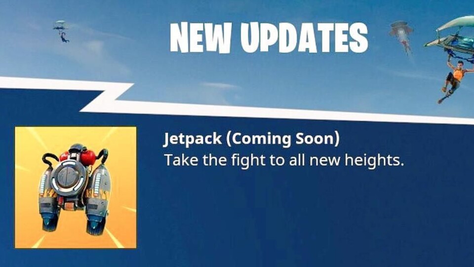 Epic Games hat das Jetpack bislang nur angekündigt, aber keine weiteren Infos verraten.