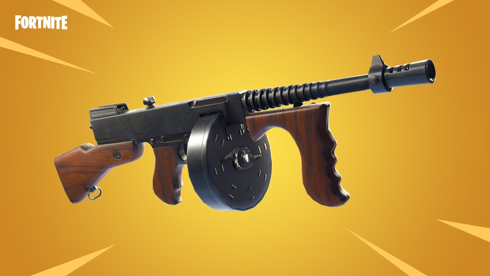 In Fortnite gibt's jetzt das Trommelgewehr.