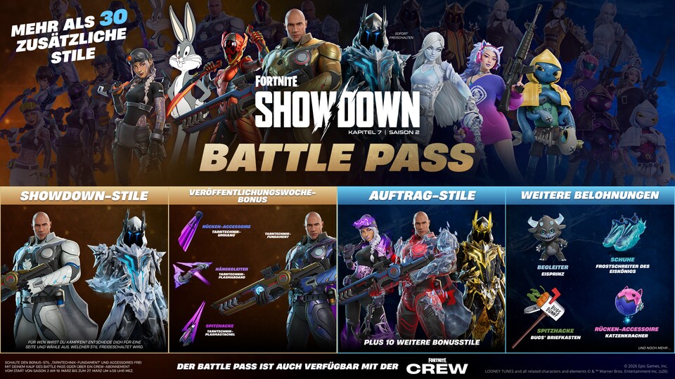 Diese Skins und Belohnungen erwarten euch unter anderem im neuen Battle Pass.