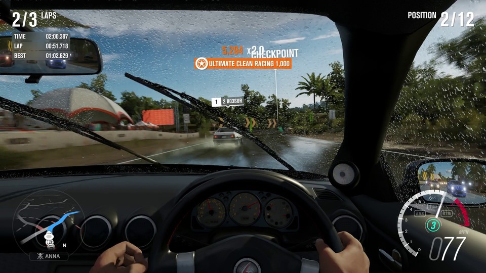 Die Regeneffekte von Forza Horizon 3 sehen spitze aus.