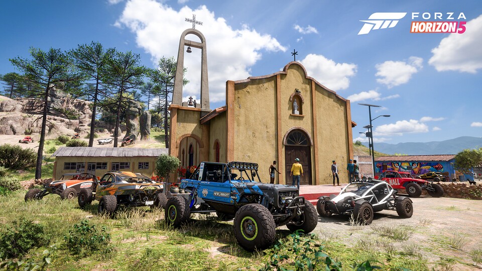 Forza Horizon 5 spielt in Mexiko und wir können in den Bergen, am Strand, im Dschungel oder durch die Wüste fahren.