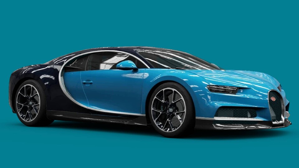 Der Bugatti Chiron bietet rohe Power. (Bild: Forza Wiki)