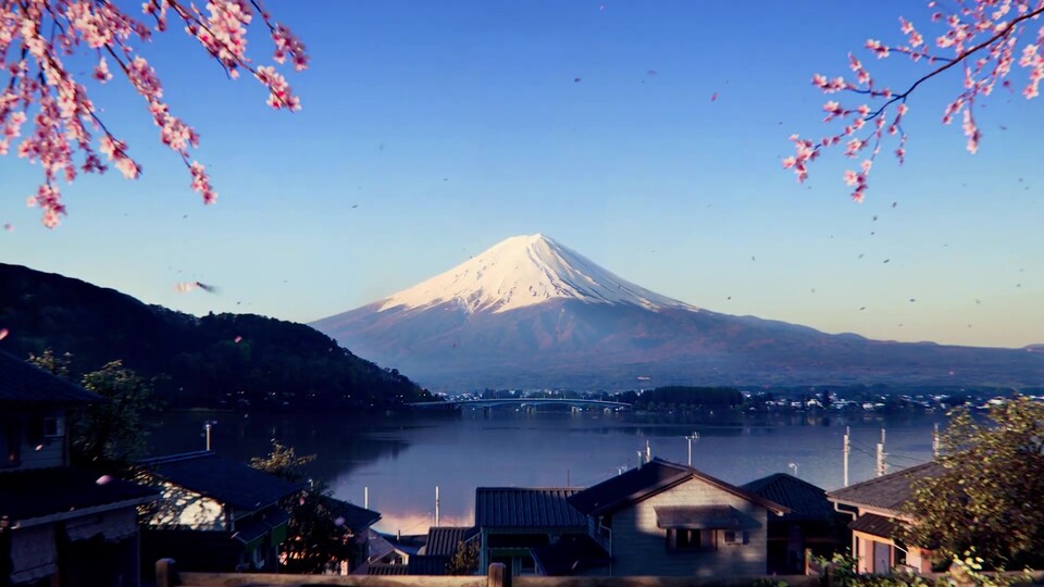 Mount Fuji im Hintergrund wird mit Sicherheit ein markanter Punkt in der Horizon 6-Spielwelt.