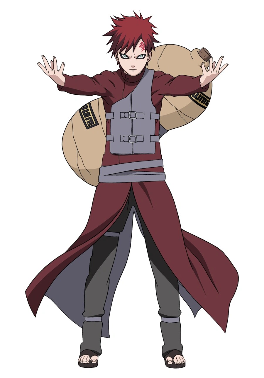 Gaaras komplett neuer Look in Naruto Shippuden. (Bild: © K.K. PierrotMasashi Kishimoto)