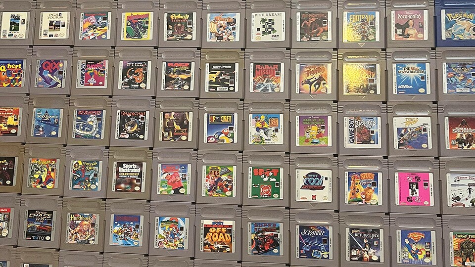 In den USA erschienen über 500 Game Boy-Spiele, der Redditor hat alle gesammelt. (Bildquelle: Reddit - https:www.reddit.comrGameboycomments1hrj62zafter_10_years_ive_completed_the_us_original)