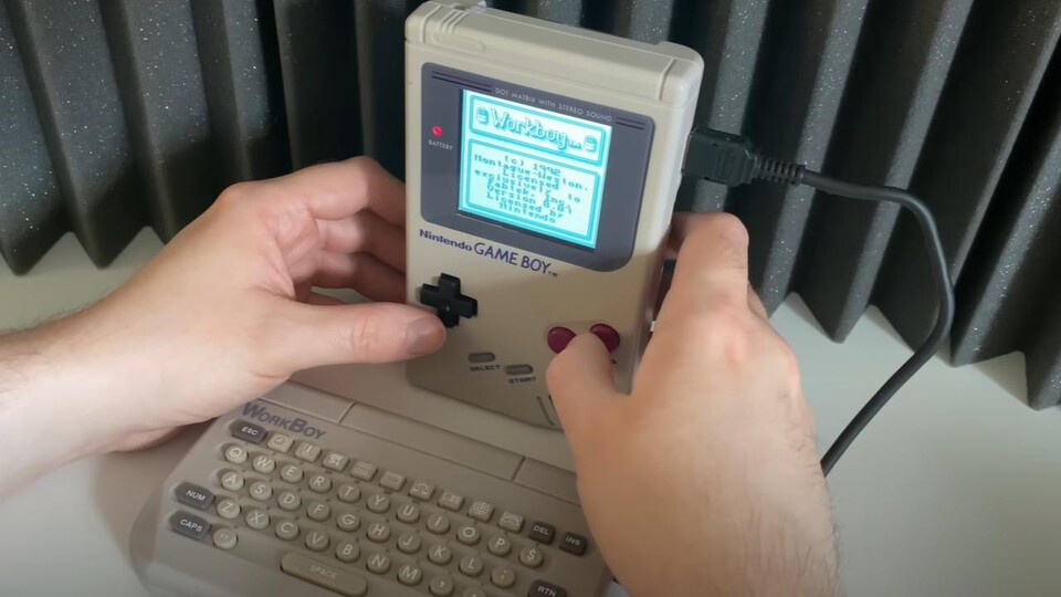 Der WorkBoy machte aus dem Game Boy eine Art PDA.