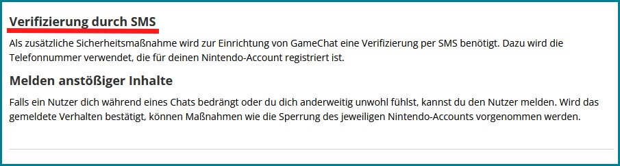 Ohne SMS-Verifizierung könnt ihr den GameChat nicht nutzen.
