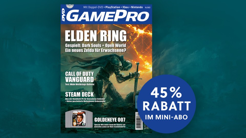 GamePro 0122 mit Titelstory zu Elden Ring. Direkt zum günstigen Mini-Abo!