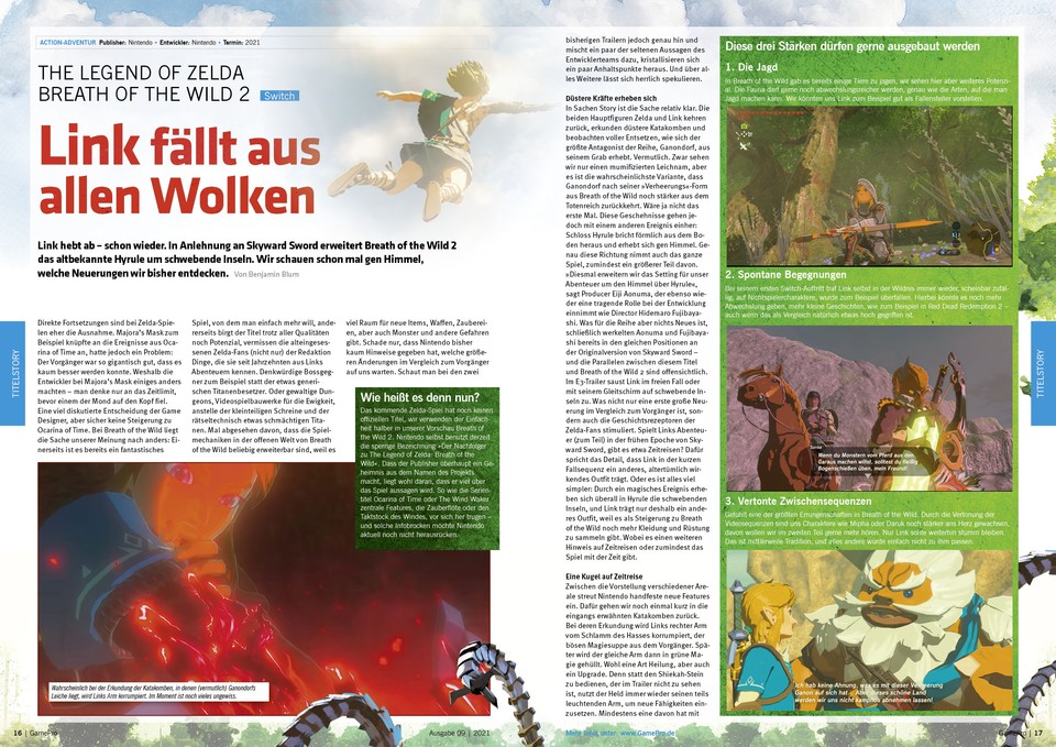 Zelda: Breath of the Wild 2 in der Vorschau