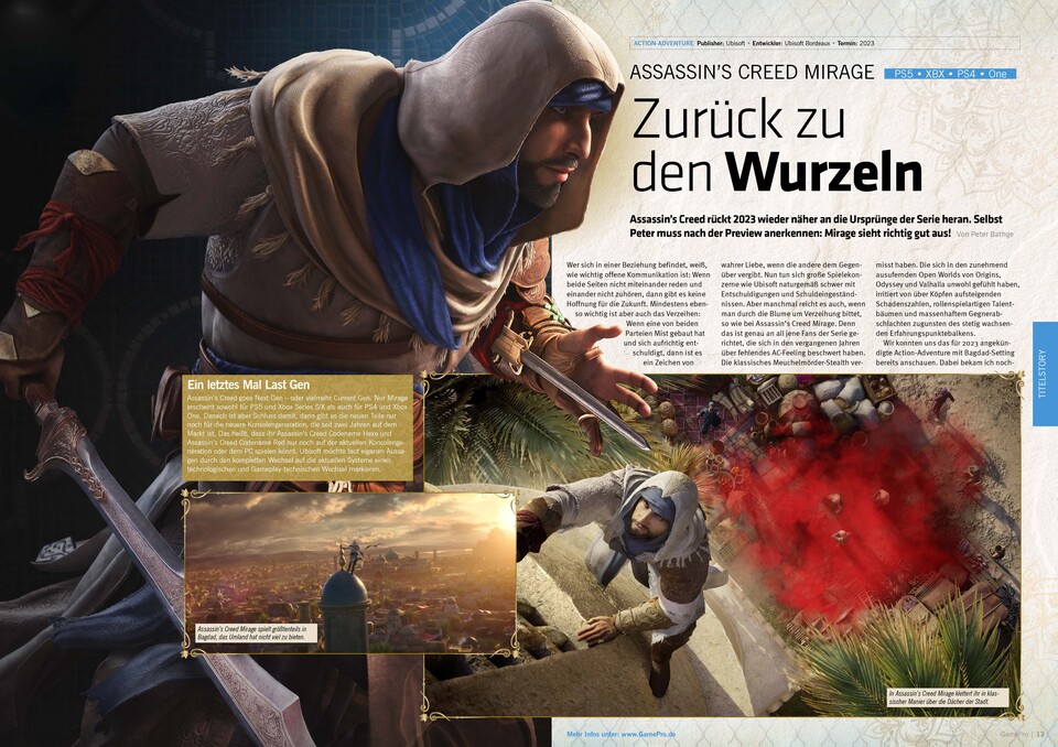 In der Titelstory werfen wir einen Blick auf die Zukunft von Assassins Creed.