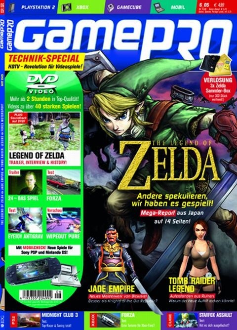Meine Lieblings-Ausgabe: 06/2005 - mein erster Besuch im Nintendo-Hauptquartier und dann noch ein Weltexklusiver erster Blick auf The Legend of Zelda: Twilight Princess - Spielerherz, was willst Du mehr?