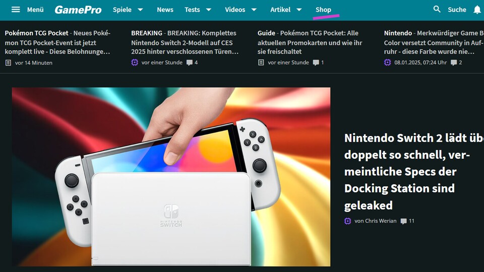 Mit GamePro Pur könnt ihr die Seite ohne Banner genießen.