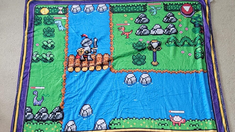 Das ist ein Teil der Decke mit dem rätselhaften Spiel.