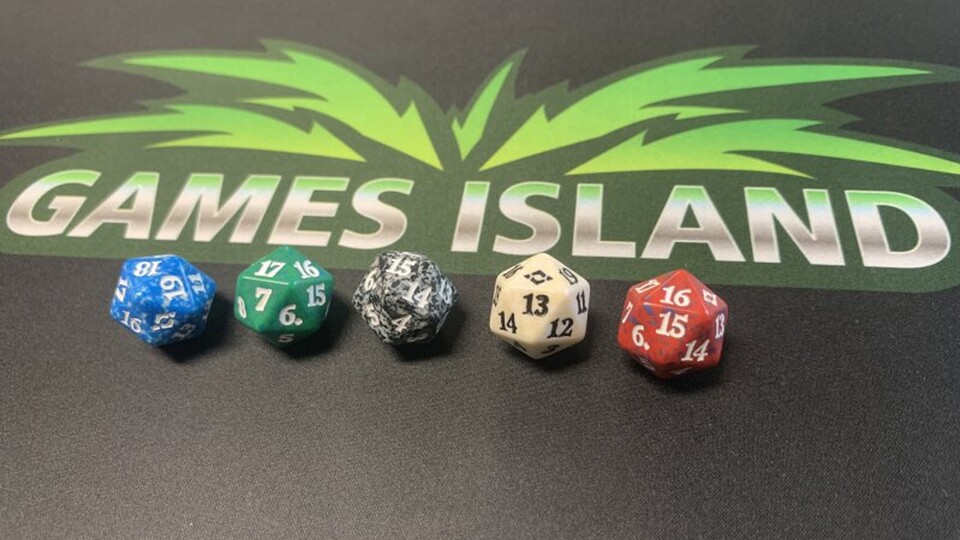 Offenes Mana tracken, Lebenspunkte, Counter, Kreaturen-Zahl – Spindown Würfel sind beim Spielen einfach immens praktisch.