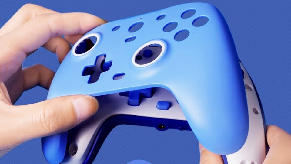 Einfach die Faceplate austauschen – das gibt es nicht bei vielen Controllern.