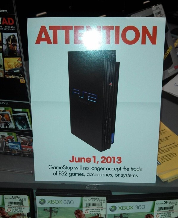 GameStop warnt: Ab 1. Juni werden keine PS2-Konsolen und - Spiele mehr angekauft.