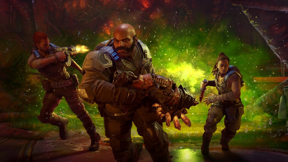Gears 5 erscheint für die Xbox One und den PC.