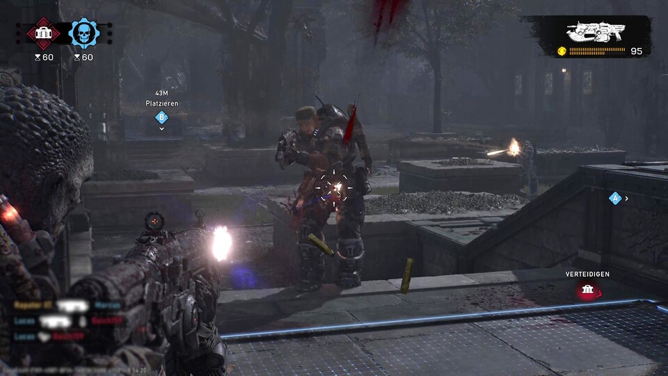 In den Versus-Modi könnt ihr auch als Locust ran, es gibt mehrere, teils freischaltbare Charaktermodelle.