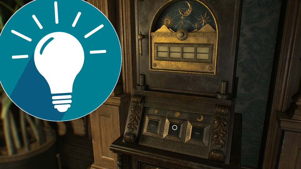 Dieser Geheimschrank belohnt euch mit dem Mondquarz – die richtige Kombination vorausgesetzt.